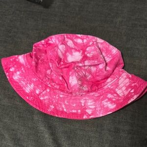 Pink Tie-Dye Kids Bucket Hat